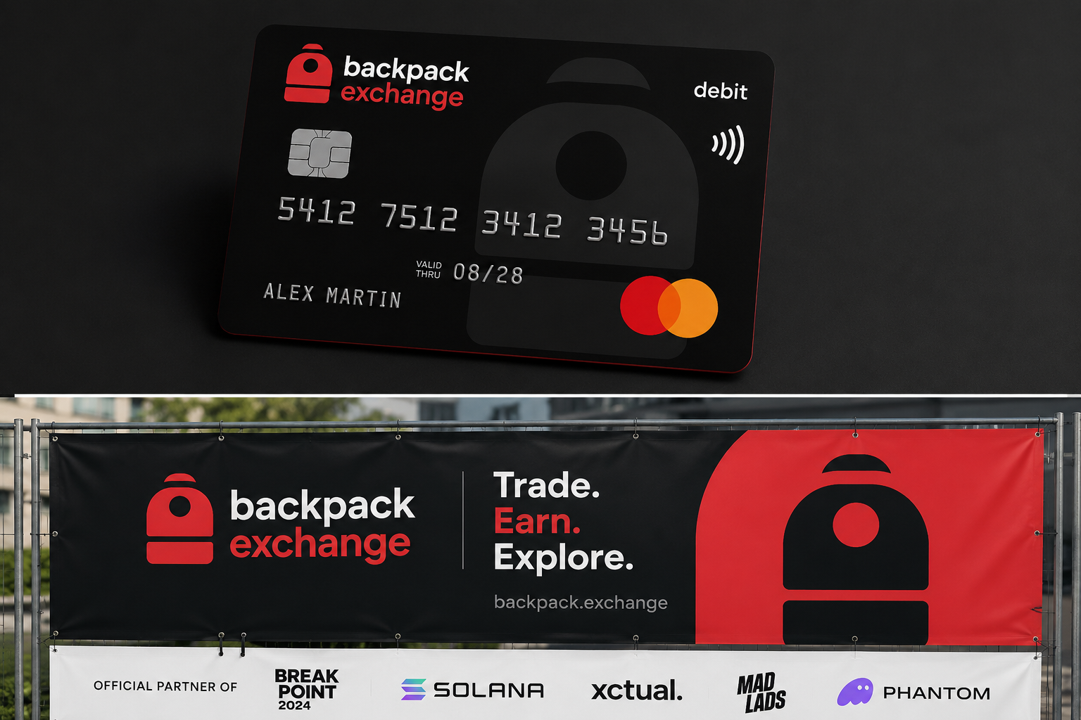 Backpack — carta di debito